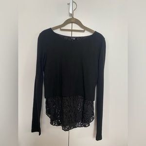 Black long sleeve dress shirt - Theory